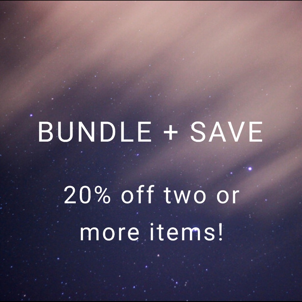 20% off two or more items!